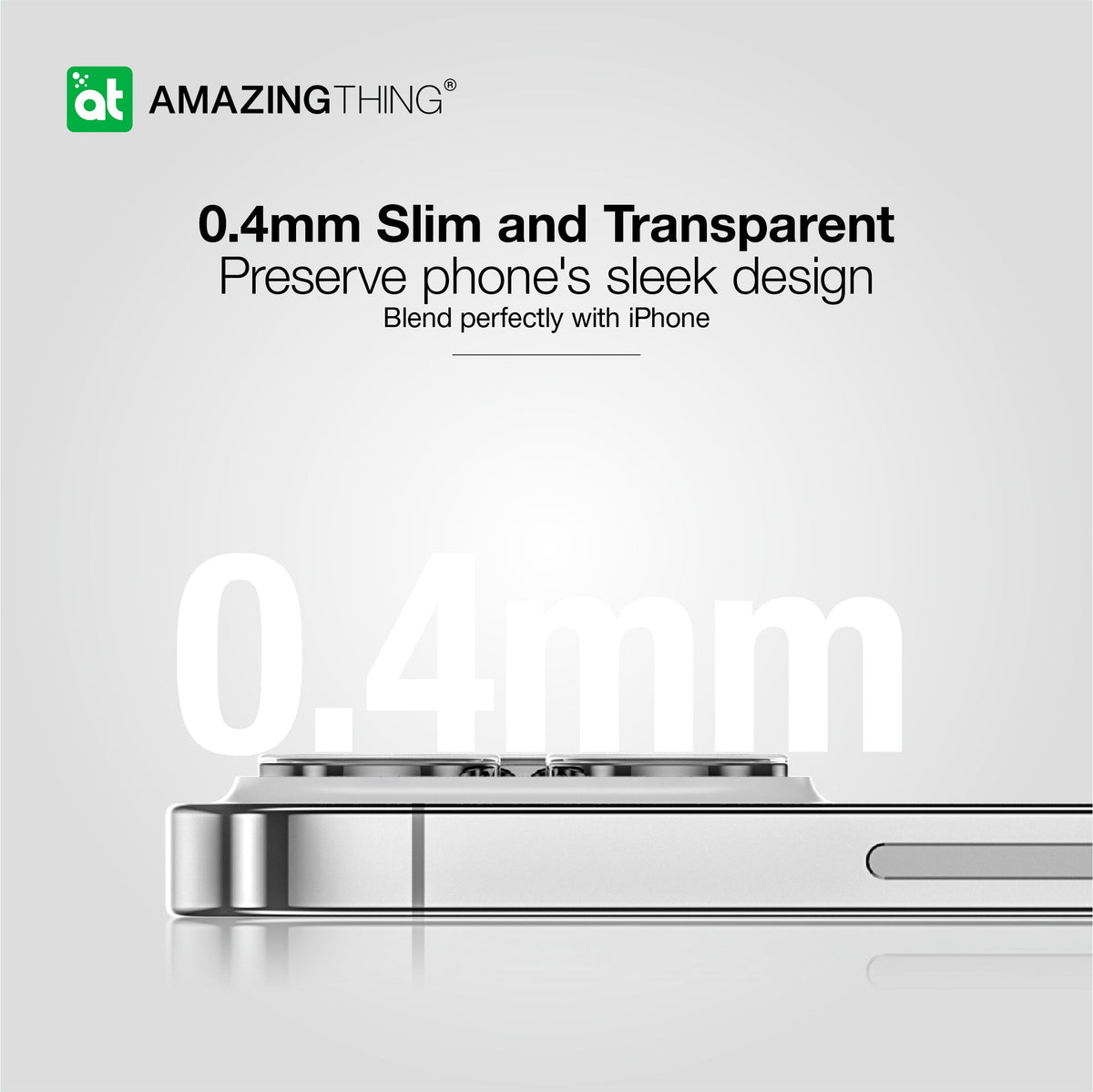 AR Lens Protector Full Clear for iPhone 15 Pro Max